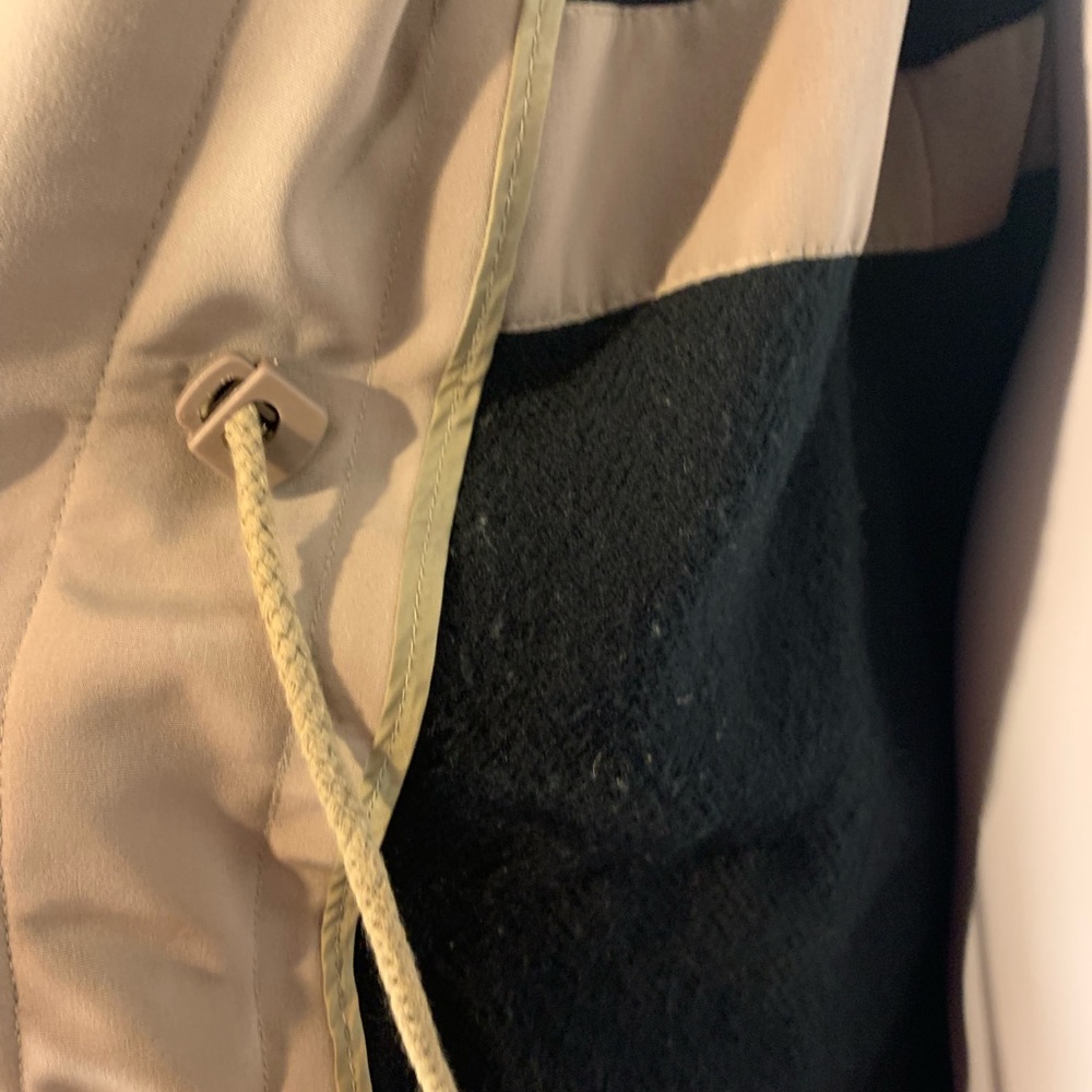 Long khaki trench coat with liner - Picture 11 of 13